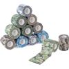 tigratigro 12 Rotoli di bende elastiche autoadesive, garze autoadesive, bende non tessute, nastro sportivo autoadesivo per mani, piedi, braccia (CAMO 12 Rotoli 5cm x4.5m)