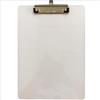 ACROPAQ Portablocco - 1x Cartellina A4 Trasparente in PS - Versatile, Resistente ed Elegante - Perfetto per l'Ufficio e la Scuola