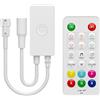 BTF-LIGHTING Controller LED SP648E Bluetooth SPI RGBW con APP e Telecomando IR | Compatibile con indirizzabili IC Striscia LED SK6812 WS2814 FCOB COB RGBW 5V 12V 24V