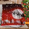 KXHHYB Coperta natalizia 130x150cm,coperta divano natalizia, coperta natalizia matrimoniale morbida e calda, per divano, ufficio, viaggi all'aperto (A,130x150cm)