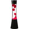 Licht-Erlebnisse Lampada lava retrò rossa, lampada lava, d'atmosfera, 39,5 cm, lampadina inclusa, G9 30 W con interruttore a cavo, calda, attiva, sala giovani, lampada decorativa