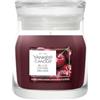 Yankee Candle Candela profumata in barattolo piccolo, candela profumata alla ciliegia nera, candela a base vegetale, regalo perfetto per le donne