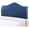Generic Copritestata del Letto Matrimoniale Imbottito Beige, Copri Testata Letto Matrimoniale/Singolo Elastica Universale, Protezione Resistente ed Morbido(Blue,180CM)