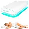 Cruchlorent Cuscino Cervicale per Dormire Semi-Rigido Ortopedico Regolabile - per chi Dorme di Lato o di Schiena - Dimensioni Standard 70x35 - Supporto Sostenuto Collo - Cuscino Memory Foam - Antirussamento
