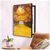 AFGZQ Copertura del Quadro Elettrico Decorativa Pittura Decorativa for Copertura Contatore Elettrico Nascondere I Dipinti Punzone Libero Foto Personalizzate(Black,50x70cm)