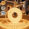 BRIMETI Striscia LED Dimmerabile 220V con Telecomando 20 Metri per Giardino | Esterno Cucina CCT Terra Neon Strisce Tendalino Impermeabile Outdoor Piscina Interno Magazzino IP65 Alta Luminosità 120LED/M