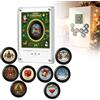 Generic Vinile Calamita Frigo Natale Carillon Natalizio con Lettore NFC per Decorazione Casa e Feste Natalizie (D-1PC, one size)