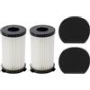 SiSinkal Confezione da 2 filtri per aspirapolvere per scopa elettrica Ariete Handy Force 2761 2759 RBT BS1948cb