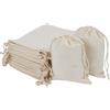 OFFCUP 30 Pezzi Sacchetti Regalo Cotone, 8x10cm, con Coulisse | Sacchetti di Cotone, Sacchetto per Gioielli, Sacchetti di Stoffa, Fai da Te Pittura Regalo Gioielli Natale Fiesta Cosmetici