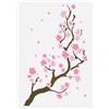 FINGERINSPIRE Stencil per pittura con sagoma di fiori di ciliegio, 21 x 29,7 cm, modello grande in plastica PET con rami di fiori, stencil per dipingere su legno, tessuto, tela