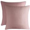 Blumtal Federe in Mussola 80x80 cm Set da 2 - 100% Cotone, Certificato Oeko-TEX, Morbide e Lavabili in Lavatrice, Viola