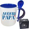 My Custom Style Tazza Blu+cucchiaino#papà-AuguriPapà2#325ml