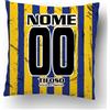 love print Cuscino Tifoso Calcio Serie a Tifoso Interista,Milanista, Romanista con nome e numero personalizzabile logo Stampa full print (40X40 QUADRATO) (Tifoso Parma)