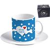 My Custom Style tazzina Espresso+piattino#papà-AlMioPapà#60x57mm