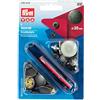 Prym Bottoni a press.'Anorak disegno' Spirit 20 mm argento antico