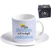 My Custom Style tazzina Espresso+piattino#Nonni-Re Abbracci#60x57mm