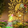 vsshe Lampada Solare per Annaffiatoi, Annaffiatoio Solare Luci Decorazioni da Giardino, Luci Solari per Annaffiatoio con Supporto, lucis solari da giardino per Giardinos/Cortile/Terrazza,Luce colorata