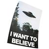 Tainsi I Want to Believe UFO Poster TV Series Kunst Riesen Poster, 42 x 30 cm