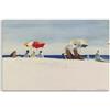 jocrynsi - Poster di Edward Hopper, dipinto su tela vintage beige, poster estetico per parete, decorazione per casa, tela stampata per camera da letto e soggiorno - 30 x 45 cm, senza cornice