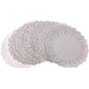 SimpleLife 200 Pezzi Rotondo Carta da Parati stuoie di Carta da Parati Sottobicchieri per Matrimoni Eventi da tavola Regalo da tavola 11.4CM