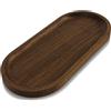 com-four® Vassoio in Legno di Acacia, Tagliere da Portata | Elegante vassoio in legno per snack, formaggi e salumi, ideale per tavola e buffet