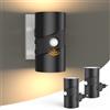 Weinsamkeit Luce Notturna da Presa con Sensore di Movimento e Sensore Crepuscolare, Luce Notturna per bambini con spina, 3 tipi di illuminazione, 4 livelli di luminosità, per Camere da Letto,Bagni,Corridoi,Cucine