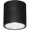 MAYTONI DECORATIVE LIGHTING MAYTONI Lampada Impermeabile Faretto da Soffitto per Esterni Spin Style LED 5 Watt Grafite Metallo e Vetro 3000K 480lm CRI 80 per Portico, Patio, Terrazza, Giardino, Vialetti