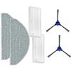YJDOORPLAY Kit di ricambio con filtro per spazzola laterale, compatibile con CECOTEC, CONGA Y8 Y80 per XTREME, set di accessori per robot aspirapolvere include 2 filtri, 2 panni e 2 spazzole
