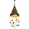 GFRGFH Decorazione luminosa a LED a forma di cappello natalizio da appendere (#E) | Decorazione natalizia a forma di cappello sospeso con luci LED, ideale per soffitti, porte, finestre e feste.