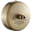 JOOM Filo stendibiancheria retrattile in acciaio inox, resistente, 2,4 m (max) per asciugare in bagno, lavanderia, hotel, finitura cromata, stile rotondo (ottone anticato spazzolato)