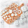 YUANHEHE Set Di 33 Stampini Per Fondente Kit Di Stampi Per Fondente Stampi Per Biscotti A Forma Di Utensili Da Modellazione Per La Modellazione, Per Biscotti, Fiori, Farfalle, Fai Da Te Decorare La Torta