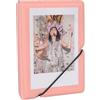 Aisnyho Mini album fotografico con 28 tasche per Fujifilm Instax Mini 12 11 99 90 40 9 9 8 7 EVO LiPlay 5 x 7 cm, album fotografico Kpop per foto da 54 x 86 mm (rosa)