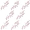 GORGECRAFT 8pz Toppe in Pizzo Ricamate con Fiori di Paillettes Applicazioni con Perline Abbellimenti Ricamo Rosa Toppa in Tessuto da Cucire per Colletto di Abiti da Sposa Cucito Artigianato Vestiti