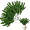 OMIGA 80 Pz Rami Abete Decorativi Natalizi Rami di Pino Ghirlanda 26 cm | Rami Abete Finto per Natalizia Ghirlanda Corona Decorazione Apparecchiatura della Tavola Regali DIY