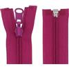Erlif Cerniere reversibili separabili per giacche in plastica a spirale 5mm (magenta, 85cm)