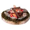 Holyart Forni e fuochi presepe: Falò luce effetto fuoco illuminazione 12V 4x6x6 cm per presepi di 6-8 cm