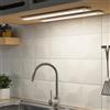 SOAIY 2pcs 40cm Luce LED Sottopensile Sensore Movimento,Barra LED Sottopensile Ricaricabile 3000mAh 3Modalità ON/AUTO1/AUTO2 Striscia Dimmerabile 3 Colori Funzione Memoria per Cucina,Armadio