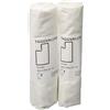 IKEA TAGGVALLMO Basic - Set di 2 lenzuola con angoli, per letto singolo, 90 x 190 cm, bianco, misto cotone