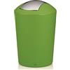 kela 22771, Cestino con Coperchio Basculante, 5 l, Plastica, 'Marta', Verde
