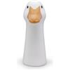 predolo Vaso in Ceramica con Testa di Oca Compatto Vaso a Forma di Testa D'oca Liscio Fioriera in Ceramica per Ingresso, Mensola