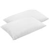 Il Gruppone Passione Casa Coppia Federe Copriguanciale 100% Cotone Ideali Anche Per Hotel Strutture Fodere Fasciate Con Zip Salva Cuscino Letto Bianche 50x80 Cm Certificate OekoTex - Bianco - 1 Coppia
