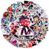 NEULEBEN Helluva Boss, 50 adesivi per anime per film dei cartoni animati, adesivi per graffiti in vinile impermeabile, per computer portatile, chitarra, skateboard, adulti e