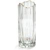 EUBSWA Vaso di vetro trasparente, da 30 cm, in vetro cilindrico, con bordo dorato, moderno per decorazioni di nozze, decorazione da tavolo, vasi, vaso a tulipani, vaso da fiori (trasparente)