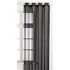 Stof Lovely Casa R61697001VL Tenda trasparente, in poliestere, 135 x 260 cm, Nero