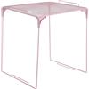Angoily Scaffale Organizer in Metallo per Armadietto, Rosa, Impilabile | Rete in Ferro, Ventilazione e Meno Umidità, Montaggio senza Attrezzi, per Casa e Studio