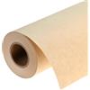 QWORK® Carta Kraft Marrone Rotolo 44cm x 50m, 50 g/m² Carta da Imballaggi, per Spedizioni, Confezioni Regalo e Fai-da-Te