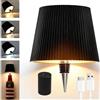 KXYINOS Lampada Bottiglia LED Ricaricabile, IP54 Senza Fili Ricaricabile Lampada Da Tavolo, Tocco & 3 Modalità Di Temperatura Di Colore Regolabili Per Ristorante, Camera, Giardino, Bar