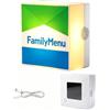 Indrnif Mini frigorifero magnetico decorativo con effetti sonori e LED (menu familiare)