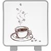 Sindipanda Scatola luminosa a LED double face, 60 x 60 cm, 1600 lm, con luce diurna 10000 K, IP65, scatola luminosa quadrata impermeabile per negozi, ristoranti, caffetterie