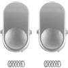 Laroal Clip di Rilascio del Braccio a Basso Profilo per aspirapolvere e Molla di Ricambio per aspirapolvere Modello V6/DC, Accessori per Pulsanti (Set da 2)
